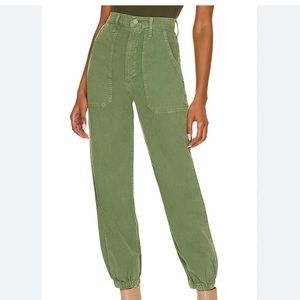 MOTHER The Wrapper Jeans in Avocado